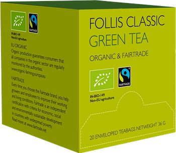 Green tea, Ekologiskt, Fairtrade