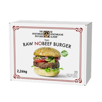 Raw NoBeef Burger,vegoburgare