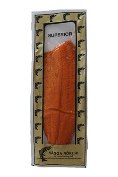 Varmrökt Norsk Lax Enkelfilé Hel