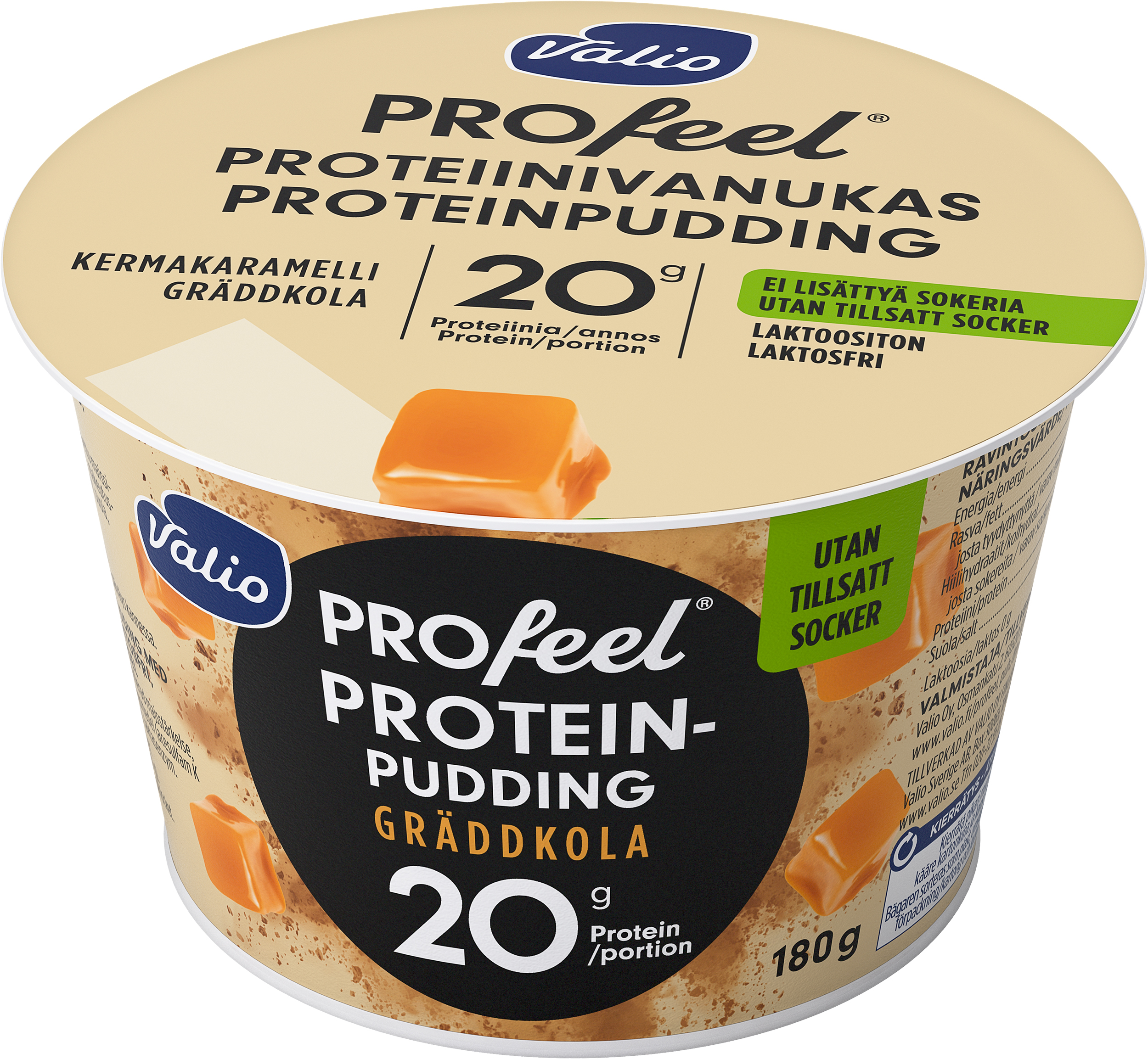 PROfeel proteinpudding gräddkola LF