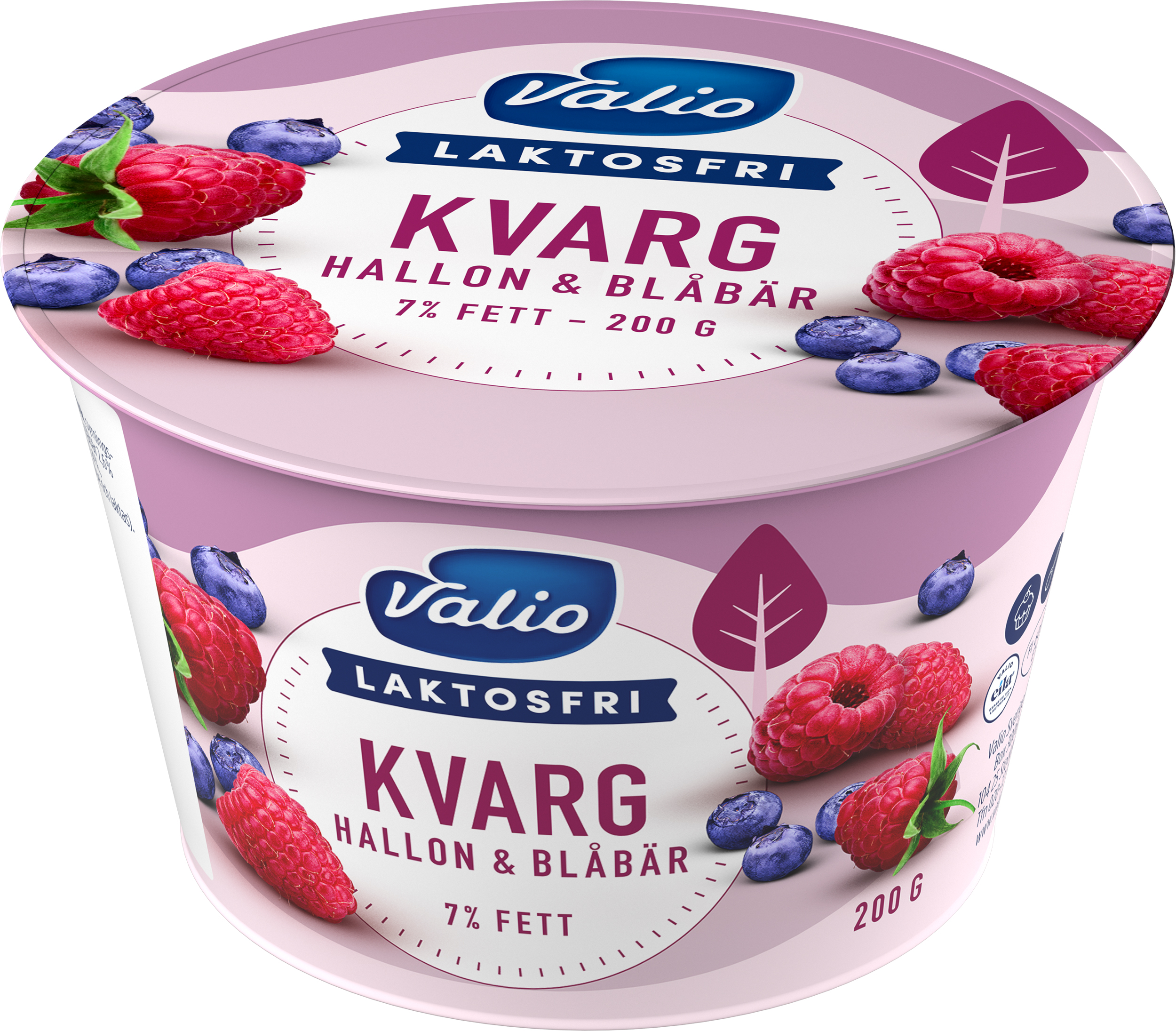 Laktosfri Kvarg Hallon/Blåbär