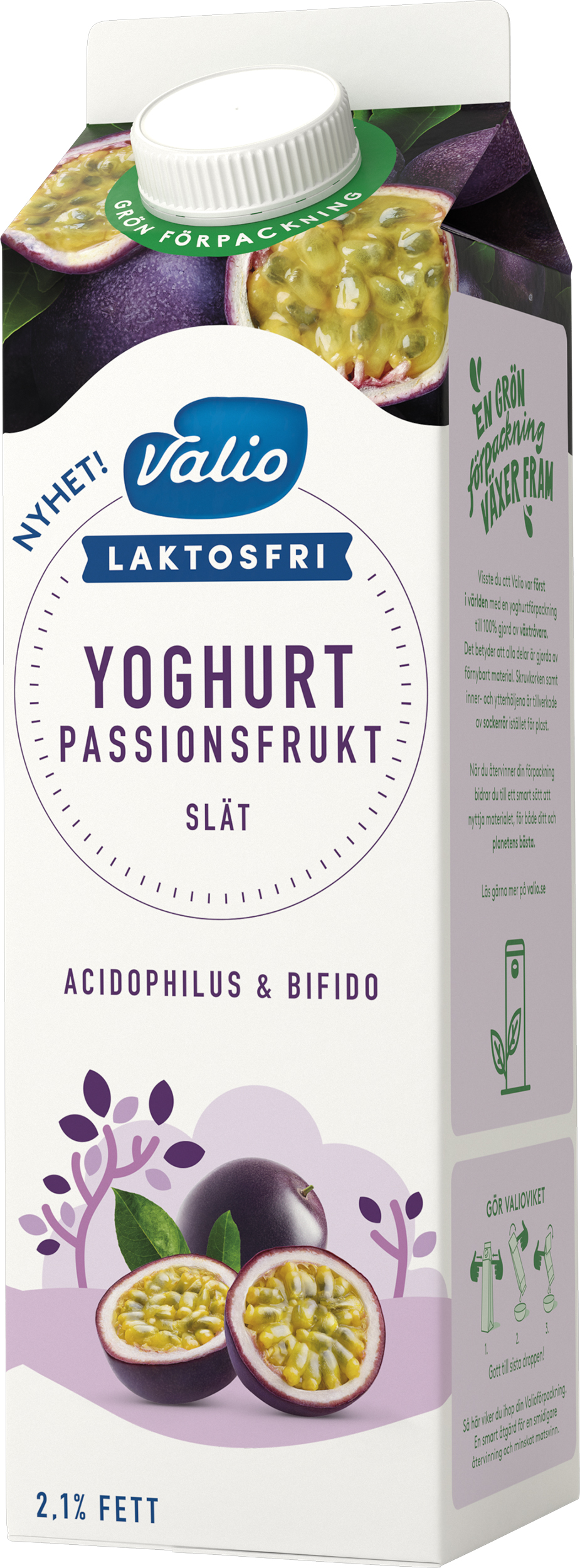 Laktosfri Yoghurt Passionsfrukt