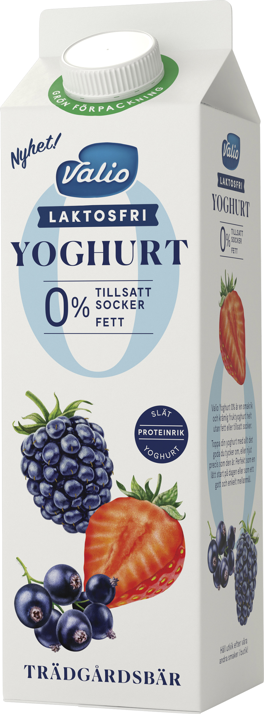 Laktosfri Yoghurt 0% Trädgårdsbär