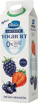 Laktosfri Yoghurt 0% Trädgårdsbär