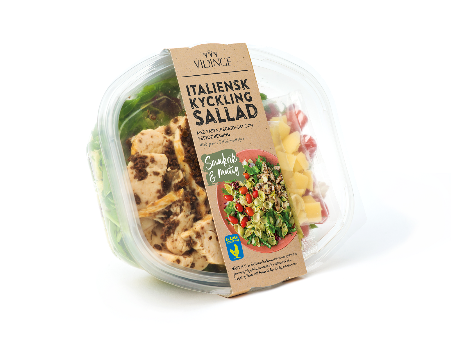 Italiensk kyckling sallad